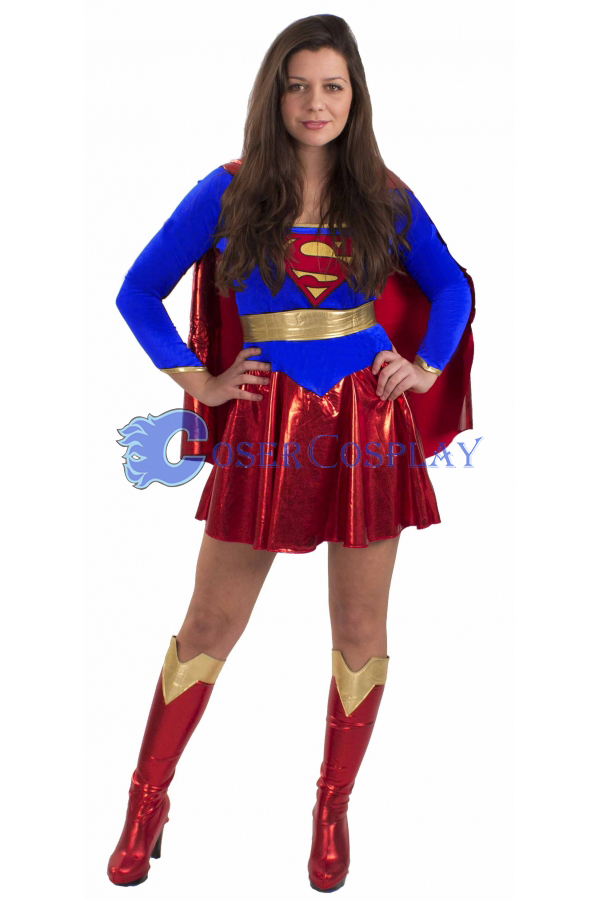 Classic Supergirl Cosplay Costume